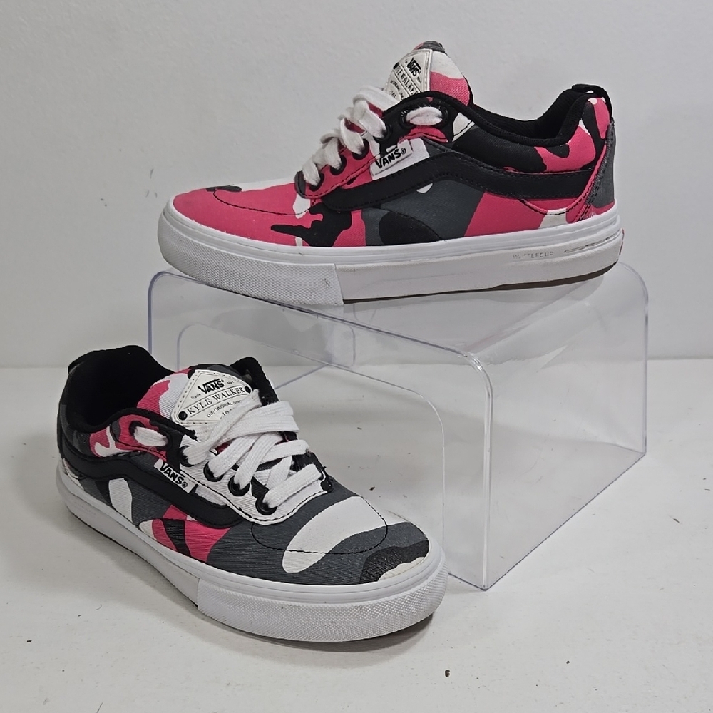 Vans Kyle Walker Pro Camo Pink & Black Kids Sneakers 3½